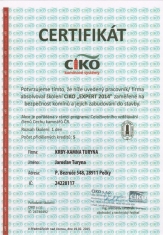 Certifikáty - jiné - 8