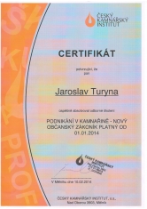 Certifikáty - jiné - 3
