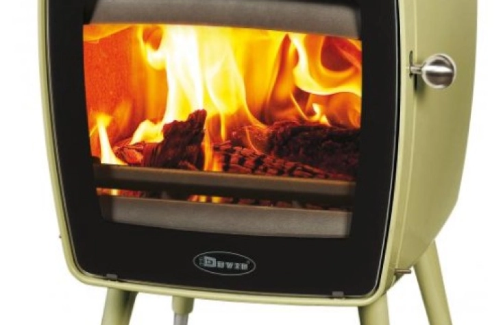 Dovre VINTAGE 35 olivový smalt - krbová kamna