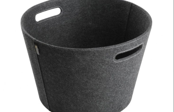 Šedý koš na dřevo Aduro Proline 7