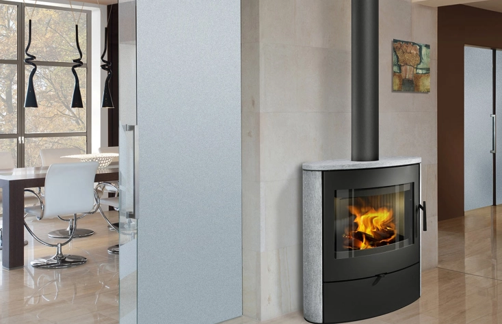 Romotop Navia kámen - krbová kamna