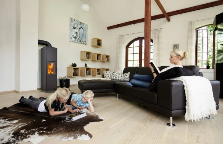 Heta Scan-Line 560S - krbová kamna s akumulací