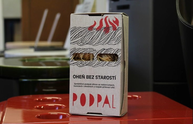 Podpalovač pro krby a kamna