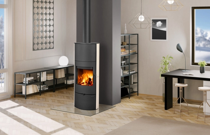 Romotop Evora H keramika - akumulační kamna