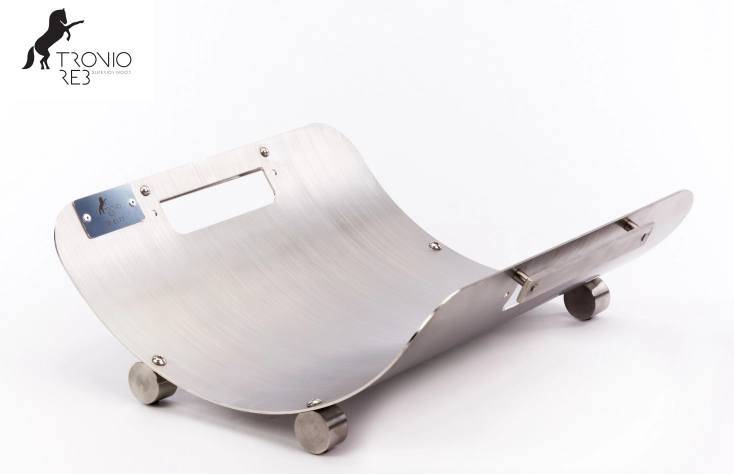 Nerezový koš na dřevo - Tronio Reb KN53