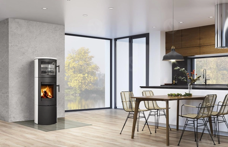 Romotop LUGO N 01 BF - krbová kamna s troubou