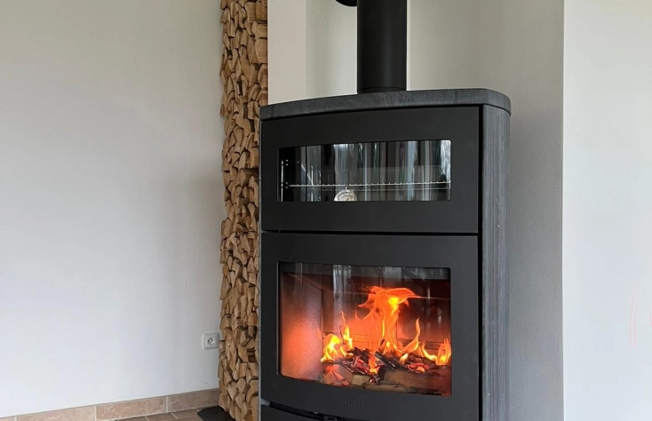 Heta Scan-Line 1000B - krbová kamna s troubou