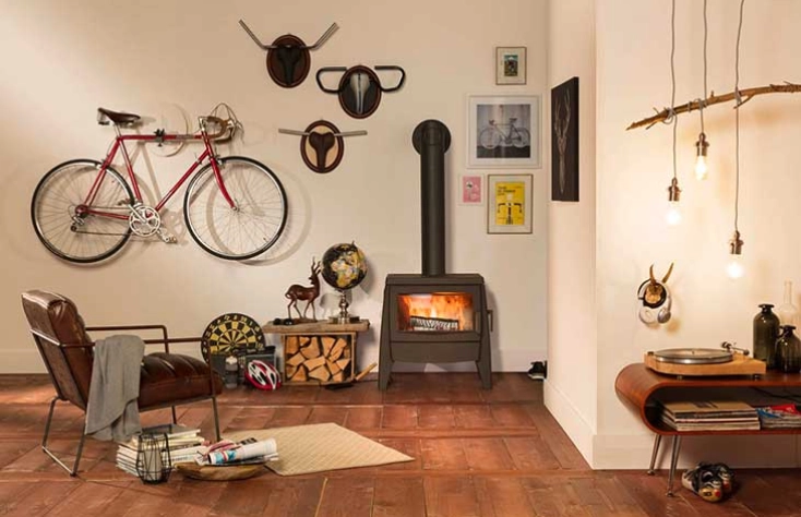 Iron Dog 07 - litinová krbová kamna