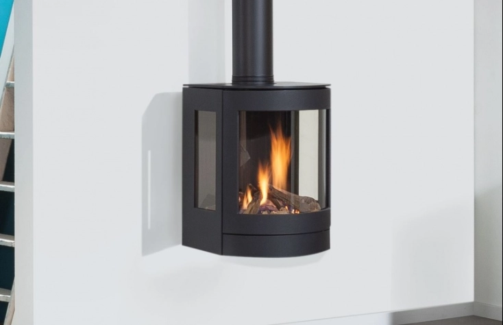 Wanders fires & stoves Balsa Wall - závěsná plynová krbová kamna