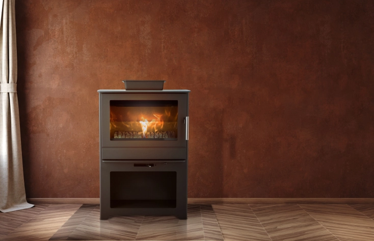 Heta Inspire 55H K - krbová kamna s plotnou