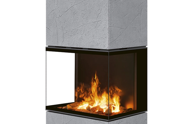 Romotop e-LERA C Thermaline šedý - elektrický designový krb