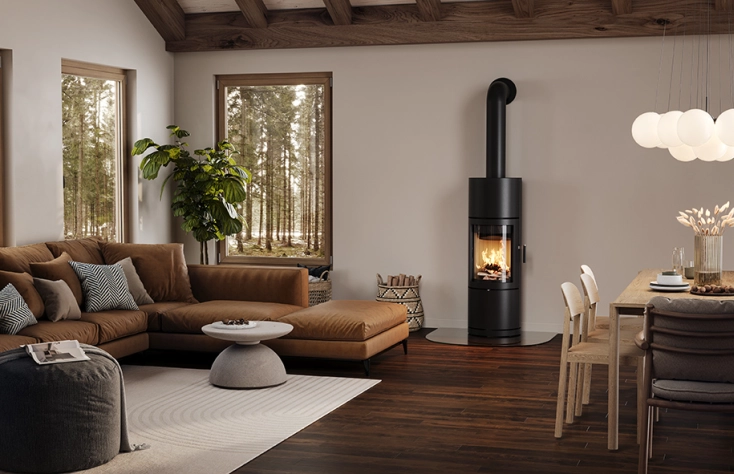 Leda GREENA PURE - litinová krbová kamna