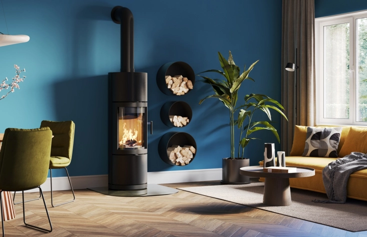 Leda GREENA W PURE - litinová kamna s výměníkem