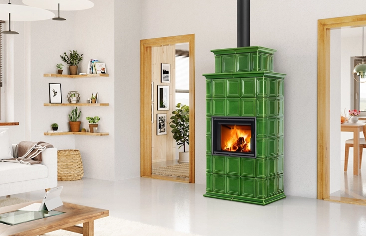 Romotop BARACCA 11 H keramika - akumulační designový krb
