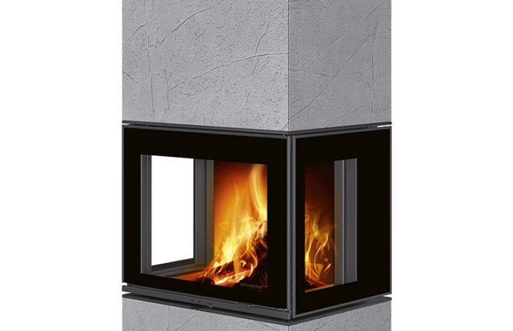 Romotop LERA C G Thermaline šedý - designový krb