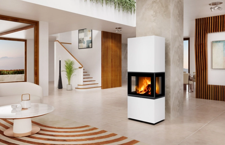 Romotop LERA C G H keramika - akumulační designový krb