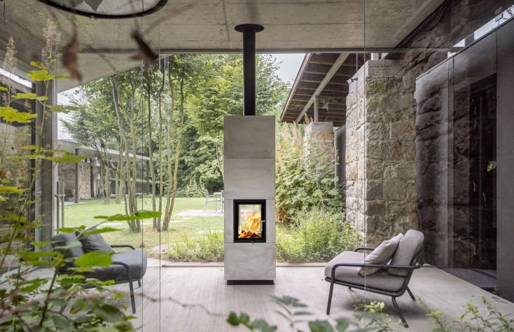 Hoxter BLOX H60T konvekce - modulární krb