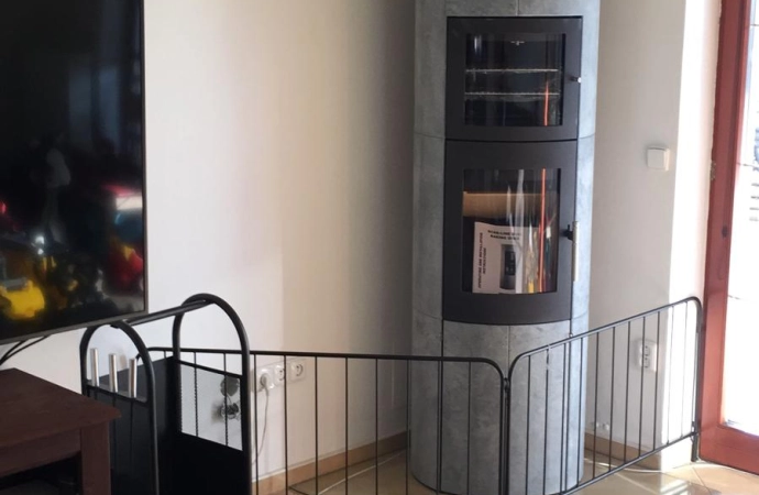 Krbová kamna Heta Scan-Line 80XL-B s pečící troubou